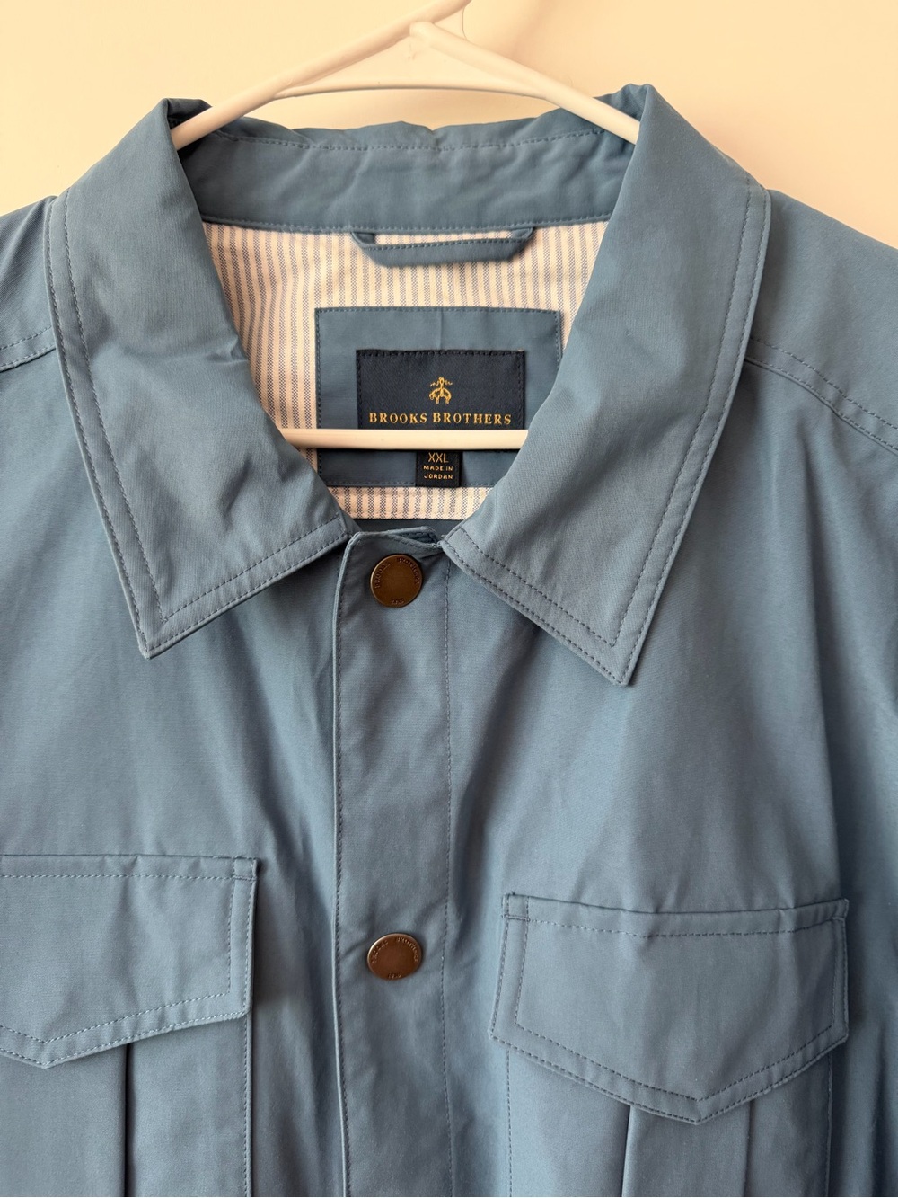 Brooks Brothers Men’s Slate Blue Military Field Jacket - Picture 2 of 7